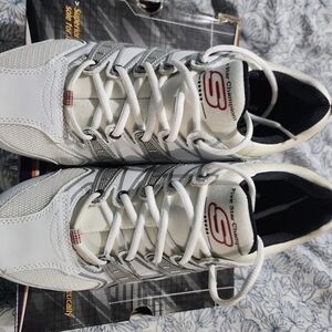 Skechers White Athletic Men's Shoes